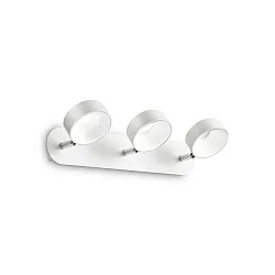 Applique et plafonnier OBY 3 flammes IP20, blanche