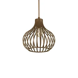 Luminaire à suspension ONION MINI E27 IP20, marron