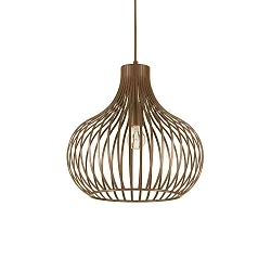 Luminaire à suspension ONION SMALL E27 IP20, marron