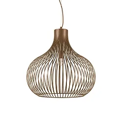 Luminaire à suspension ONION BIG E27 IP20, marron