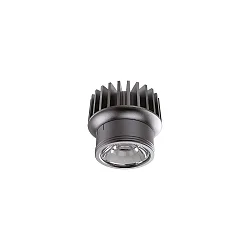 Lumière encastrée DYNAMIC IP54, noir   10W 920lm 3000K 35° 35° CRI >90