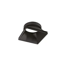 Reflector for LED recessed spot DYNAMIC, SQUARE, symmetric, fixed, black