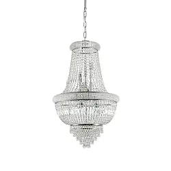 Luminaire à suspension DUBAI 10 flammes E14 IP20, chrome