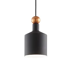 Luminaire à suspension TRIADE-1 E27 IP20, or, noir mat, blanche, revêtement en poudre