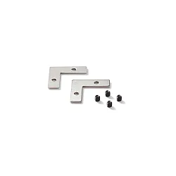 Pièce de raccordement SLOT RECESSED, métal, noir 