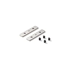 Pièce de raccordement SLOT RECESSED, métal, noir 