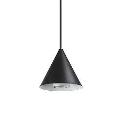 Luminaire à suspension A-LINE petit GU10 IP20, noir mat, revêtement en poudre