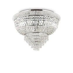 Luminaire de plafond DUBAI 24 flammes E14 IP20, chrome