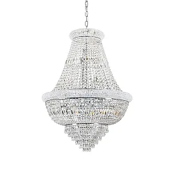 Luminaire à suspension DUBAI 24 flammes E14 IP20, chrome