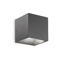 Luminaire mural d’extérieur RUBIK-AP1 à 1 flamme IP44, anthrazit, revêtement en poudre