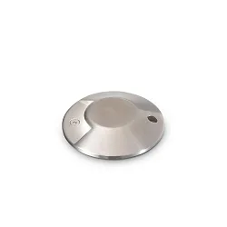 Projecteur encastré ROCKET-1 PT rond, accessible, unilatéral IP65, acier brossé 