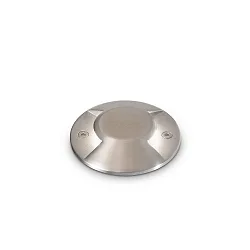 Projecteur encastré ROCKET-2 PT rond, accessible, bilatéral IP65, acier brossé 