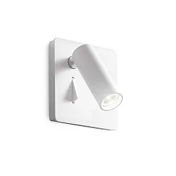 Luminaire d'encastrement mural  LITE pivotant, avec interrupteur IP20, nickel