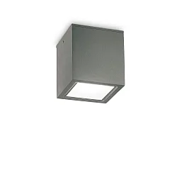 Plafonnier extérieur TECHO PL1 D15 SQUARE carré GU10 IP54, anthrazit