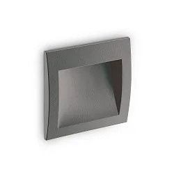 wall recessed luminaire WIRE FI D14 down, asymmetrical, switchable IP65, anthracite 