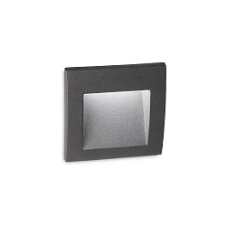 Luminaire d'encastrement mural  WIRE FI D9 Bas, asymétrique, commutable IP65, anthrazit 