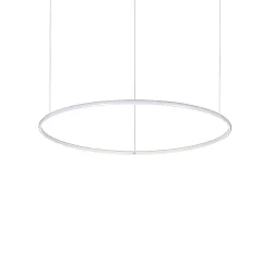 pendant luminaire HULAHOOP 815 round, adjustable IP20, white
