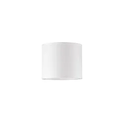 Abat-jour SET UP CILINDRO Ø 16.5CM cylindrique, protection accrue contre les incendies, blanche