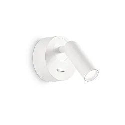 Luminaire mural BEAN rond, avec interrupteur IP20