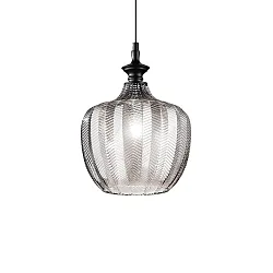 Luminaire à suspension LORD réglable E27 IP20, couleurs fumée