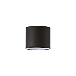 Abat-jour SET UP CILINDRO Ø 16.5CM cylindrique, protection accrue contre les incendies, noir