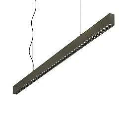 Luminaire à suspension OFFICE réglable IP20, noir