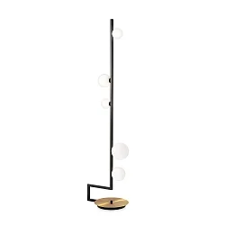 Lampadaire BIRDS PT5 5 flammes, avec interrupteur G9 IP20, noir mat 