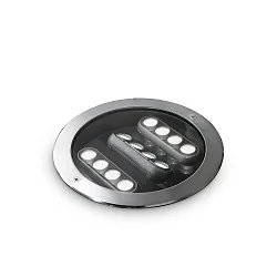 Projecteur encastré TAURUS PT D21 ACCENT ROUND 3 fois, pivotant, accessible, commutable IP67, acier 