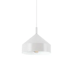 Luminaire à suspension YURTA 210 réglable E27 IP20, blanche