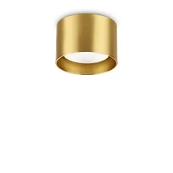 ceiling luminaire SPIKE PL1 ROUND GX53 down, round, rigid GX53 IP20, brass 