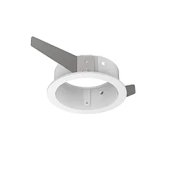 Boîtier intégré BENTO 1 voie, rond, avec carde, blanche