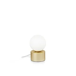 table lamp PERLAGE 1 flame G9 IP20, satined brass 