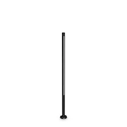 Luminaire d'allées JEDI PT LED 120.5CM angulaire, commutable, avec piquet de potentiel IP65, noir mat 