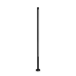 Luminaire d'allées JEDI PT LED 160.5CM angulaire, commutable, avec piquet de potentiel IP65, noir mat 