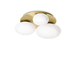 ceiling luminaire NINFEA PL3 3 flames GX53 IP20, white