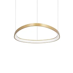 pendant luminaire GEMINI 61 DALI controllable IP20, brushed brass dimmable