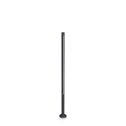 Luminaire d'allées JEDI PT LED 120.5CM angulaire, commutable, avec piquet de potentiel IP65, anthrazit, mat 