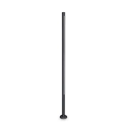 Luminaire d'allées JEDI PT LED 160.5CM angulaire, commutable, avec piquet de potentiel IP65, anthrazit, mat 