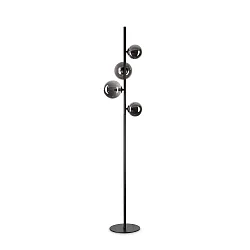 Lampadaire PERLAGE 4 flammes G9 IP20, noir 