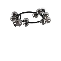 ceiling luminaire PERLAGE 10 flames G9 IP20, black 