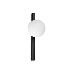 Luminaire mural BINOMIO à 1 flamme G9 IP20, blanche gradable