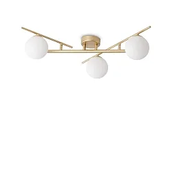 Luminaire de plafond ATLAS 3 flammes G9 IP20, or gradable