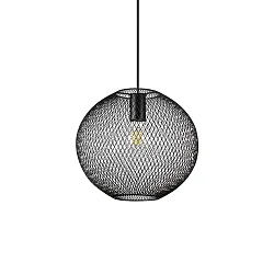 Luminaire à suspension NET 2 E27 IP20, noir gradable