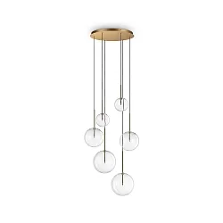 Luminaire à suspension EQUINOXE G4 IP20, chrome 