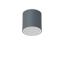 Plafonnier extérieur TECHO PL1 D15 ROUND Bas, rond, rigide, avec douille GU10 IP54, anthrazit