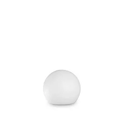 Lampadaire d’extérieur SOLE Ø 20CM en forme de boule E27 IP65 / IP44, blanc opale gradable