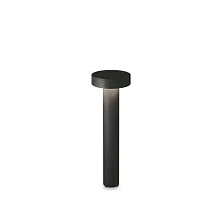 Borne d'éclairage TESLA 60 G9 IP44, noir gradable