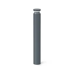 Luminaire borne BOEING H100 cylindrique, commutable, avec diffuseur IP65, anthrazit, mat 