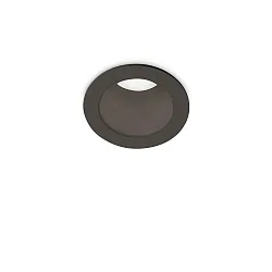 Plafonnier encastré QUARK rond IP20, noir 
