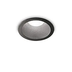 Plafonnier encastré GAME OUTDOOR TRIM ROUND 85MM rond, rigide, UGR < 19, commutable IP65/IP20, noir 
